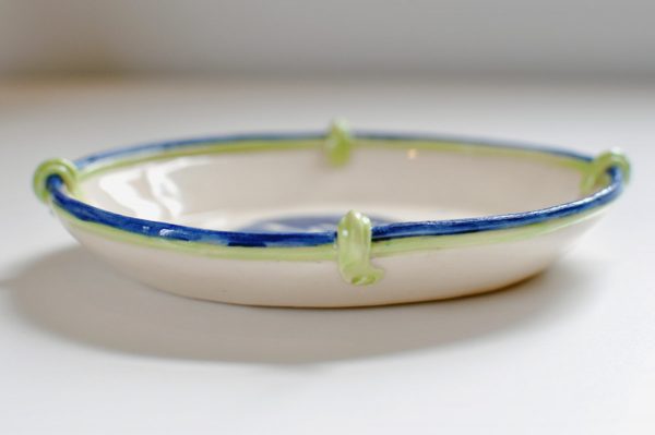 Soap Dish (dark blue and green)