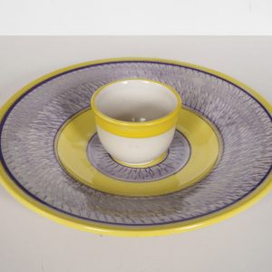 Blue and Yellow Serving Set