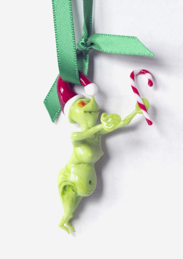 Grinch with Candy Cane
