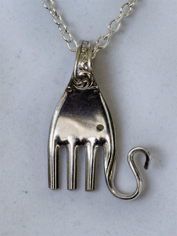 Fork Jewelry Elephant Pendant