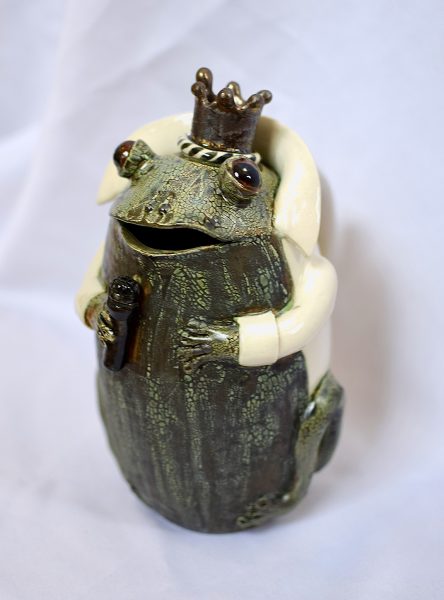 Frog Elvis Pot