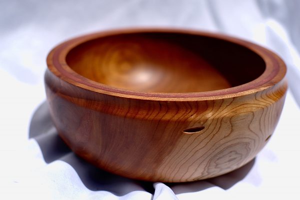 Black Cherry Bowl with Copper resin ring