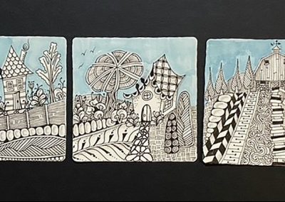 FEBRUARY 11 – MARCH 4 | Zentangle® Cross Country – ON ZOOM