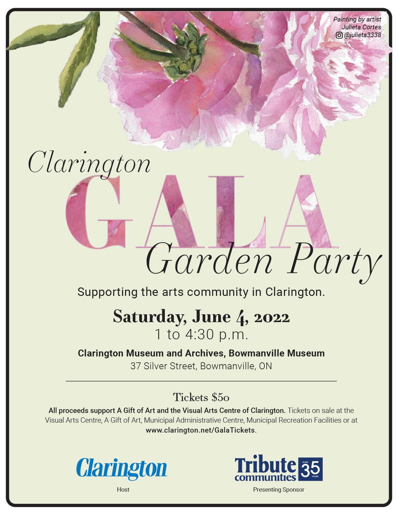 2022 Clarington Garden Party Gala