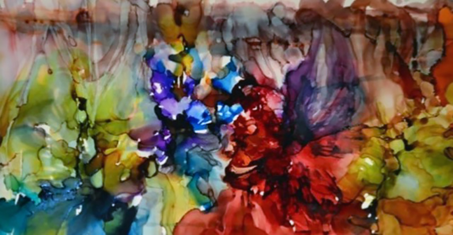 Alcohol Ink with Shree Bellur