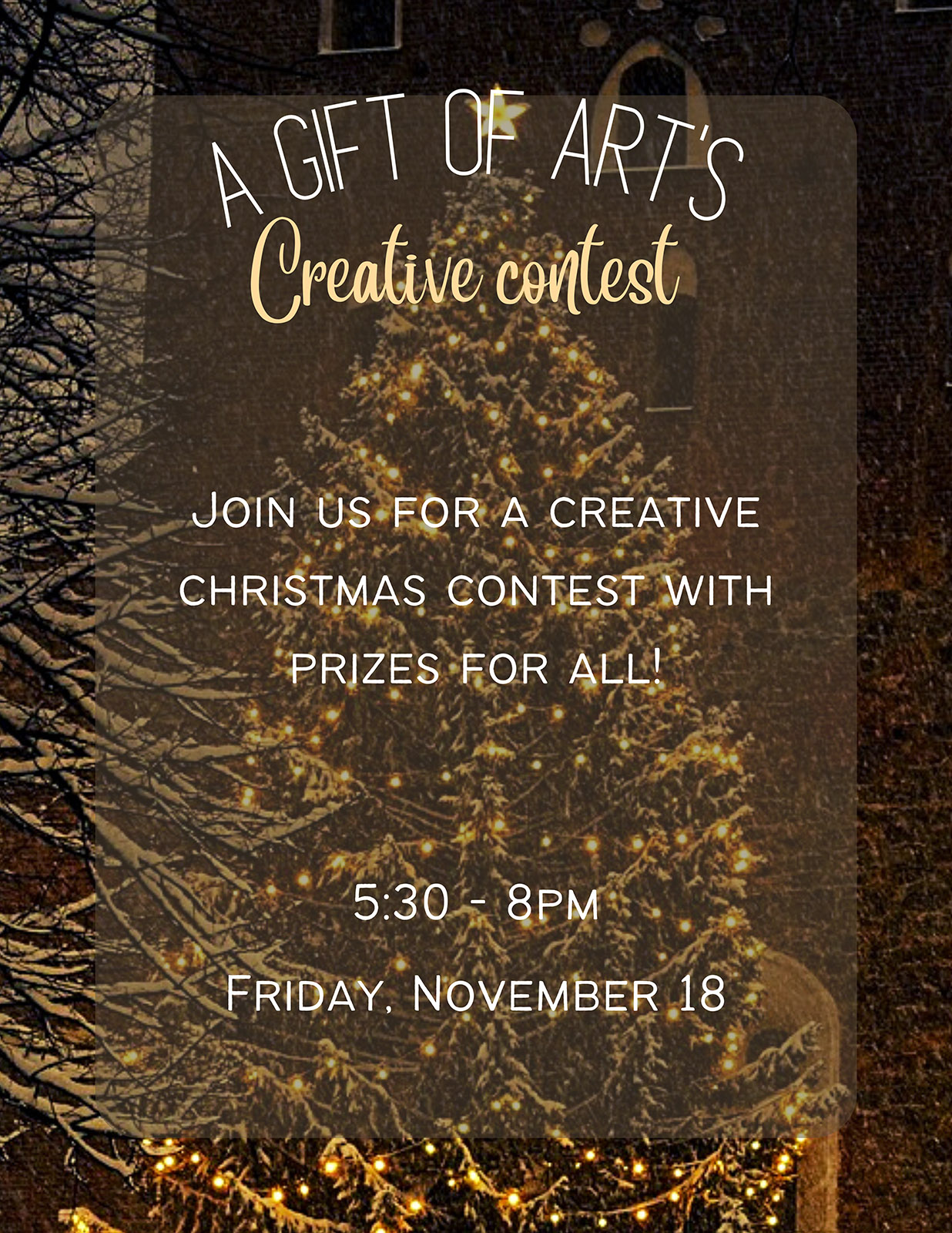 A Gift of Art's Creative Christmas Contest