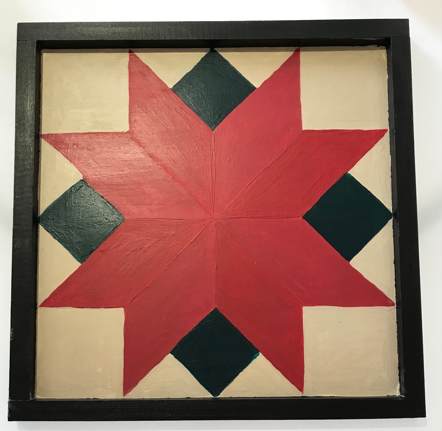 Christmas Barn Quilt Painting - Not just for Barns anymore