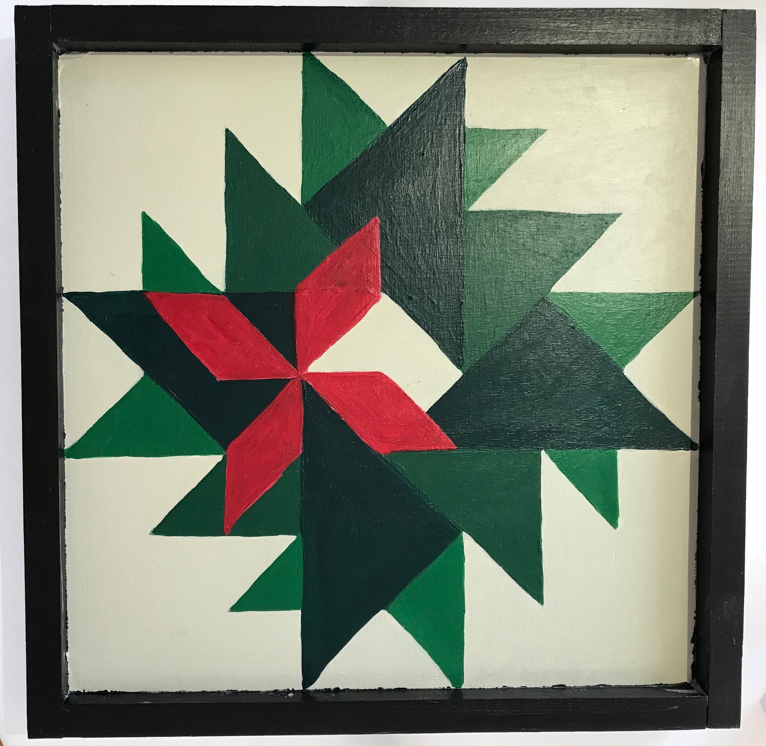 Christmas Barn Quilt Painting - Not just for Barns anymore