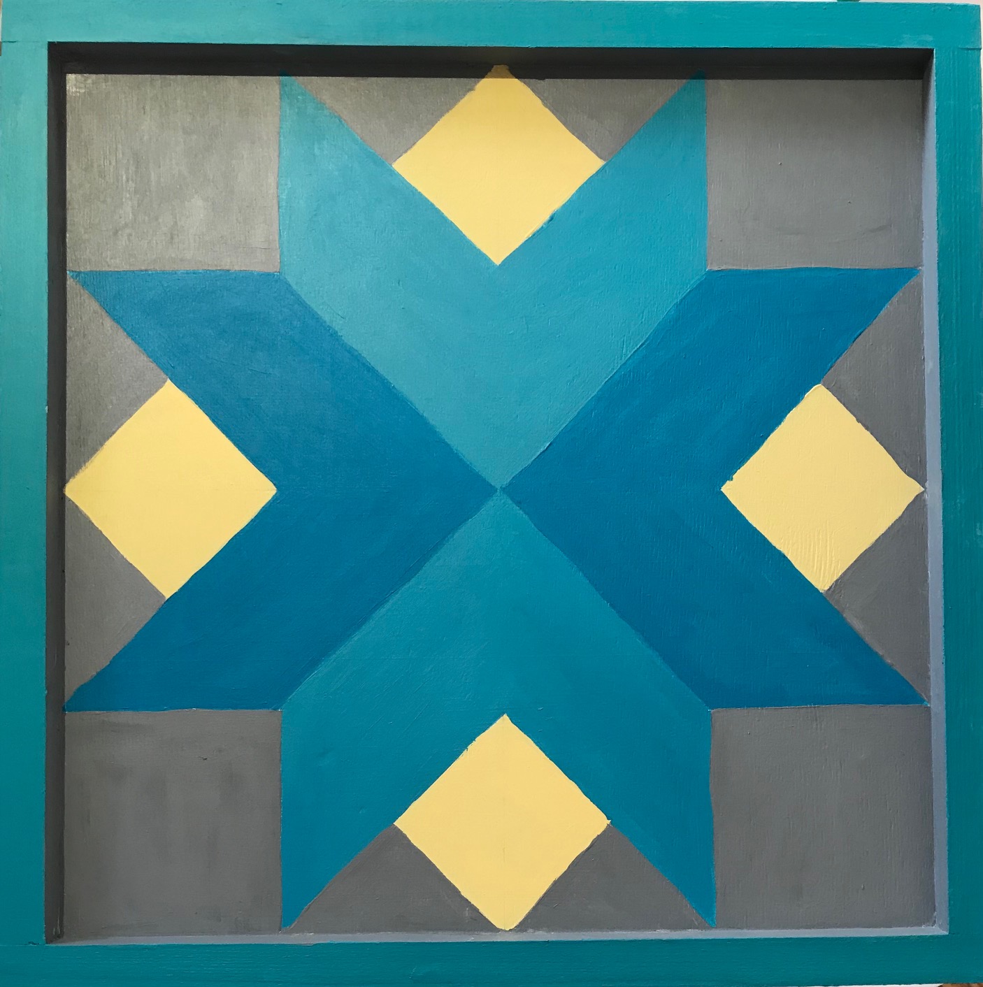 Barn Quilt Painting - Not just for Barns anymore